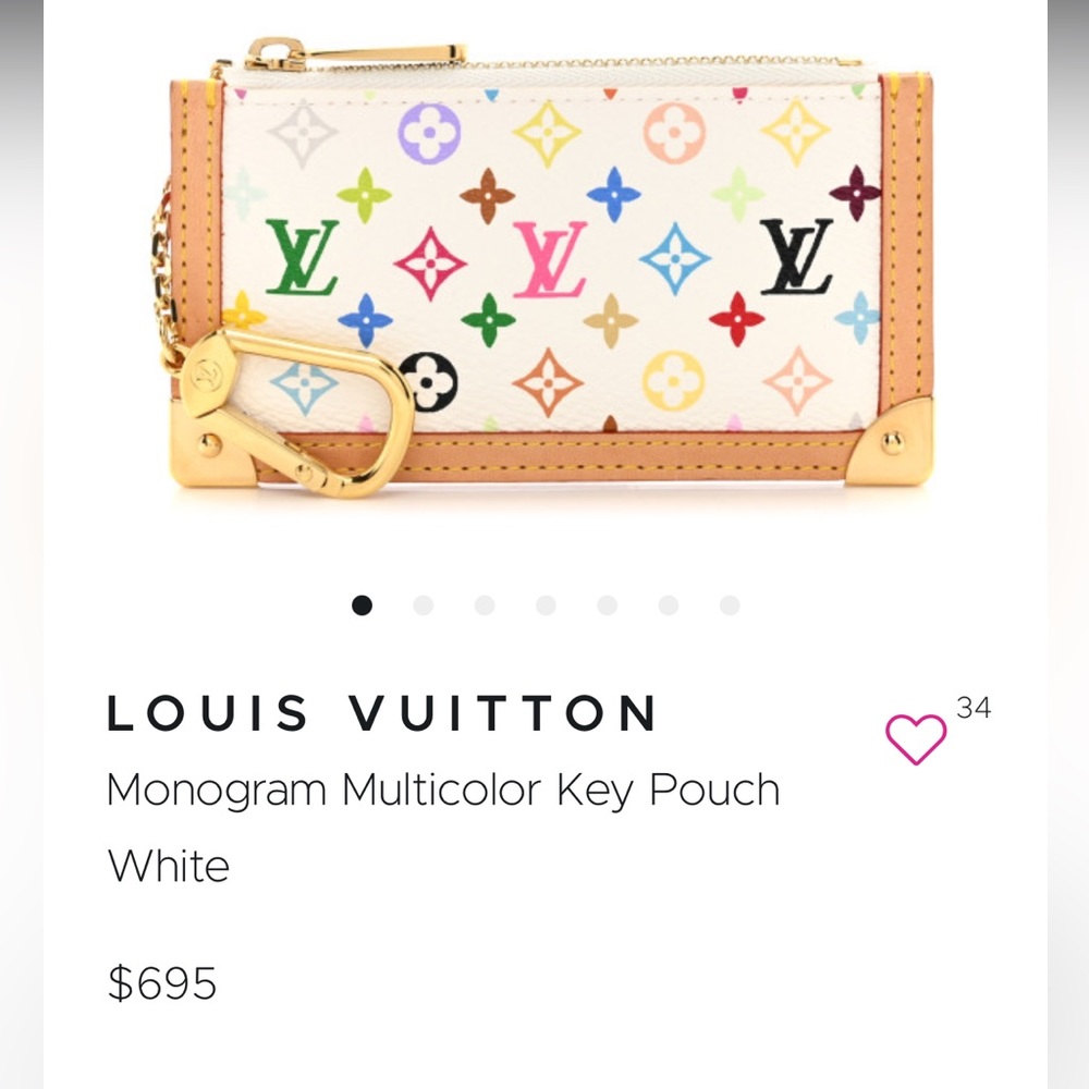 Louis Vuitton Monogram Multicolor Key Pouch